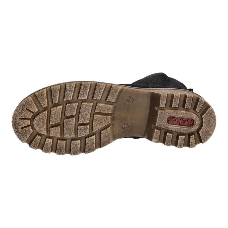 Rieker Schlupf-/Reißverschlußstiefelette Warmfutter bis 35mm Absatz (casual)