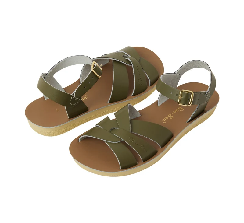 Salt Water Sandals Schwimmsandale für Damen - Olivgrün
