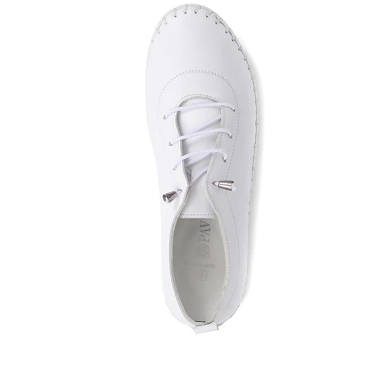 Leather Slip-On Trainers - GOKH37009 / 323 581 - White
