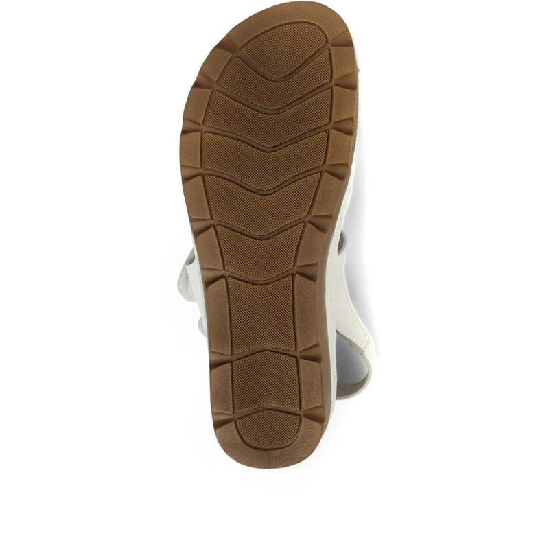 Adjustable Cushioned Sandals - SERAY33011 / 320 083 - White