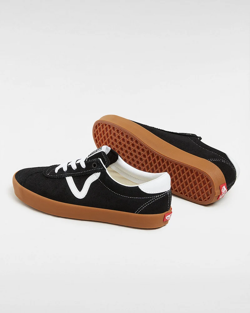 VANS Unisex-Sport-Low-Sneaker – Schwarz/Gummi