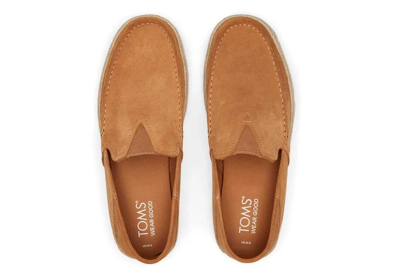 TOMS Alonso Loafer aus Wildleder für Herren, Hellbraun