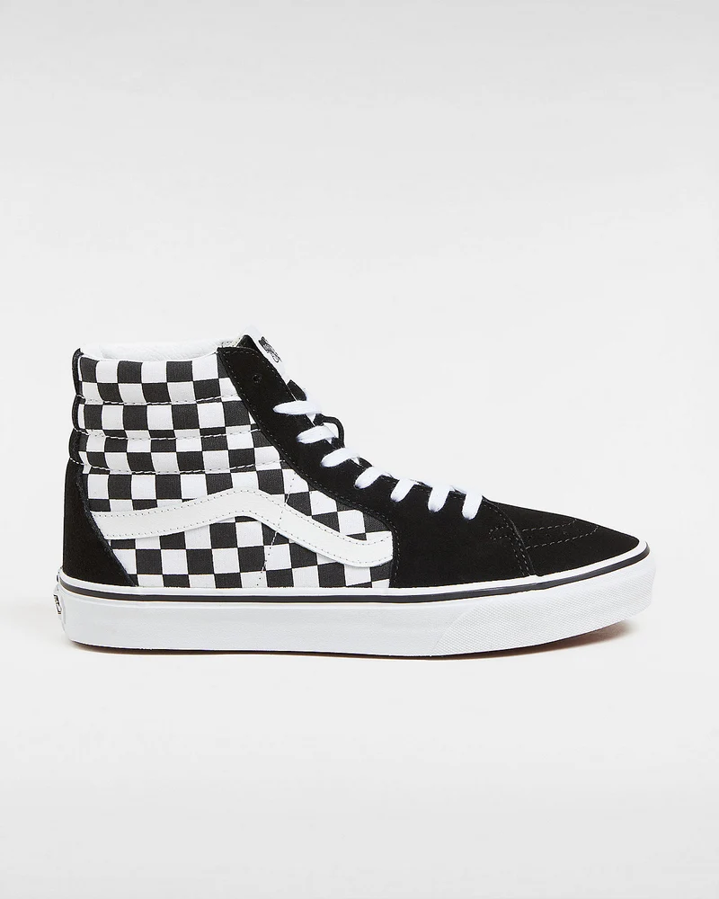 VANS Unisex Sk8-Hi Checkerboard-Turnschuhe – Schwarz / Weiß
