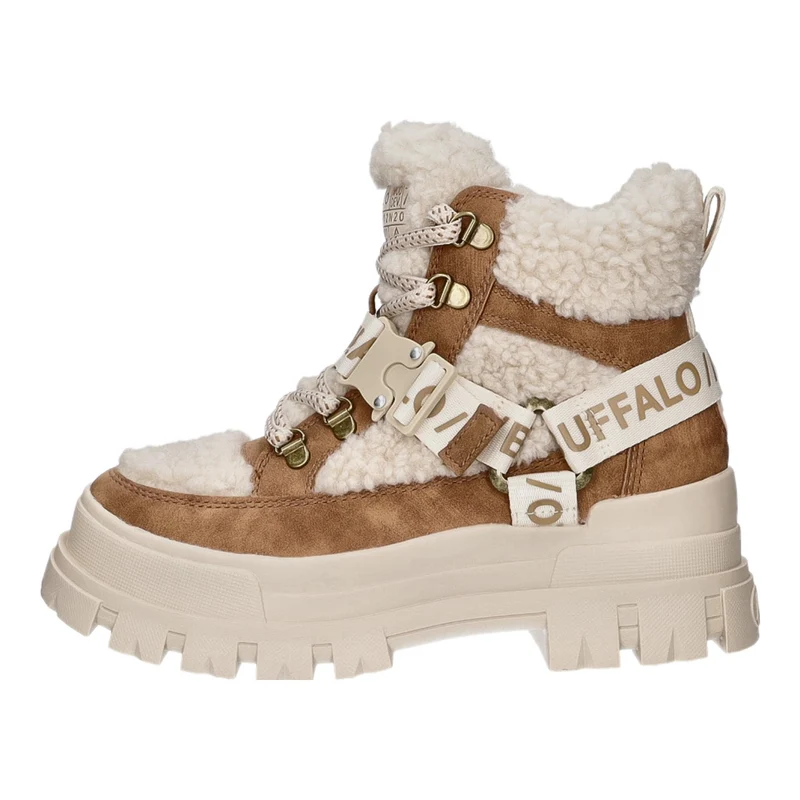 Buffalo Schnürstiefelette Warmfutter bis 35mm Absatz (casual) ASPHA COM MID WARM