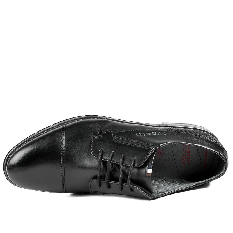 Smart Leather Lace Up Shoes - BUG43501 / 328 751 - Black