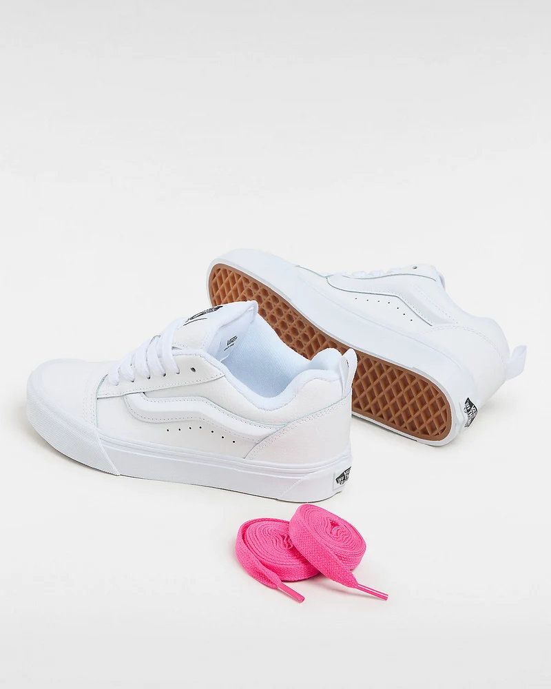 VANS Unisex-Sneaker aus Leder von Knu Skool – True White