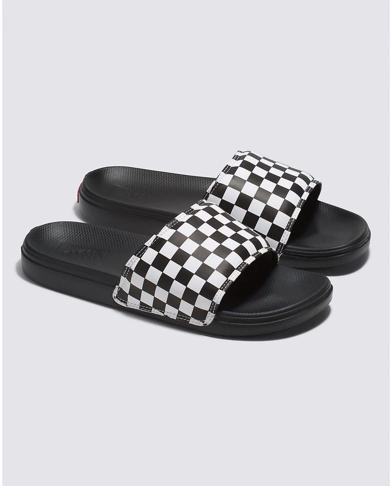 VANS Unisex La Costa Slide – Schachbrettweiß / Schwarz
