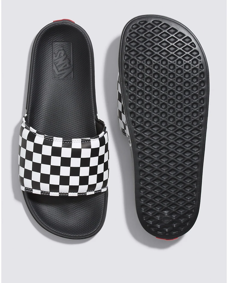 VANS Unisex La Costa Slide – Schachbrettweiß / Schwarz