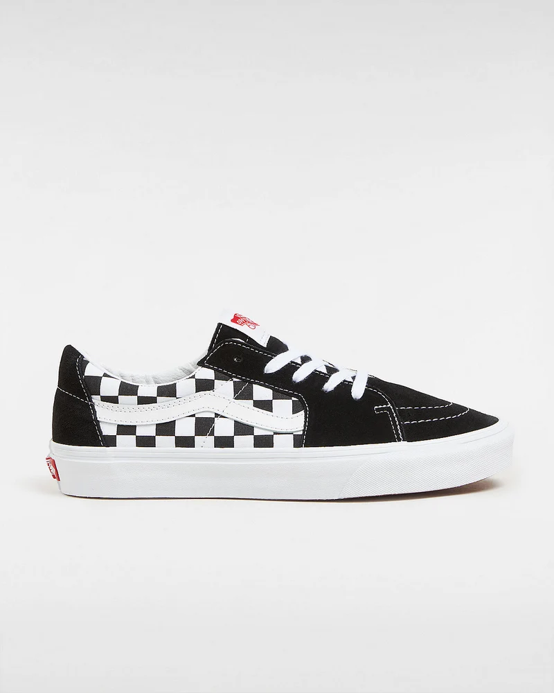 VANS Unisex-Sneaker Sk8-Low Checkerboard – Schwarz