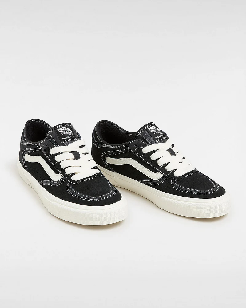VANS Unisex Rowley Classic Trainer – Schwarz / Marshmallow