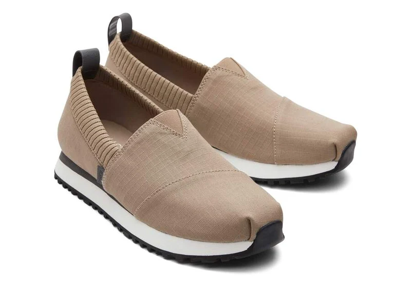 TOMS Resident 2.0 Ripstop-Turnschuhe für Herren - Taupe