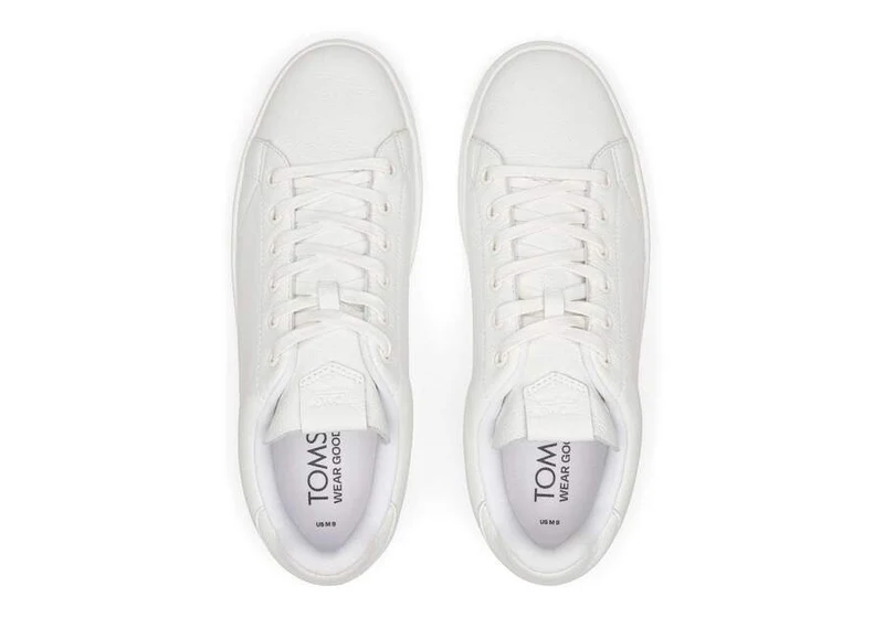 TOMS TRVL Lite Schnür-Sneaker aus Leder für Herren - Helles Weiß
