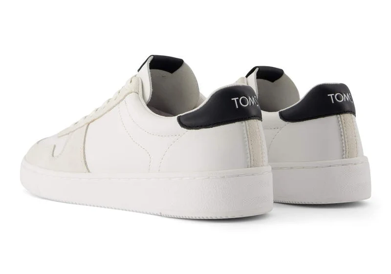TOMS TRVL Lite Leder-Sneaker für Herren - Weiß / Schwarz