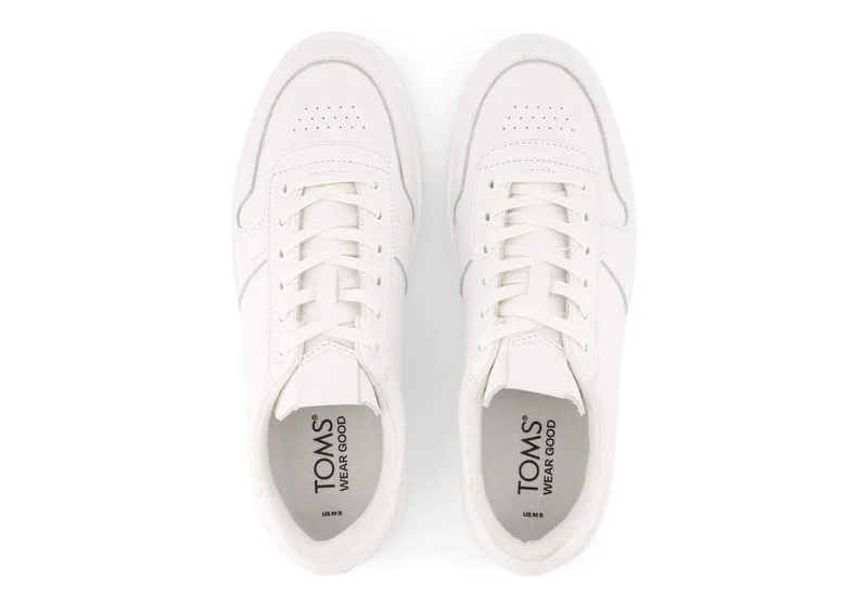 TOMS TRVL Lite Leder-Sneaker für Herren - Weiß