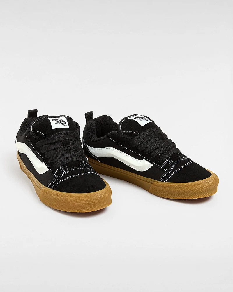 VANS Unisex-Knu-Skool-Trainer – Schwarz/Gummi