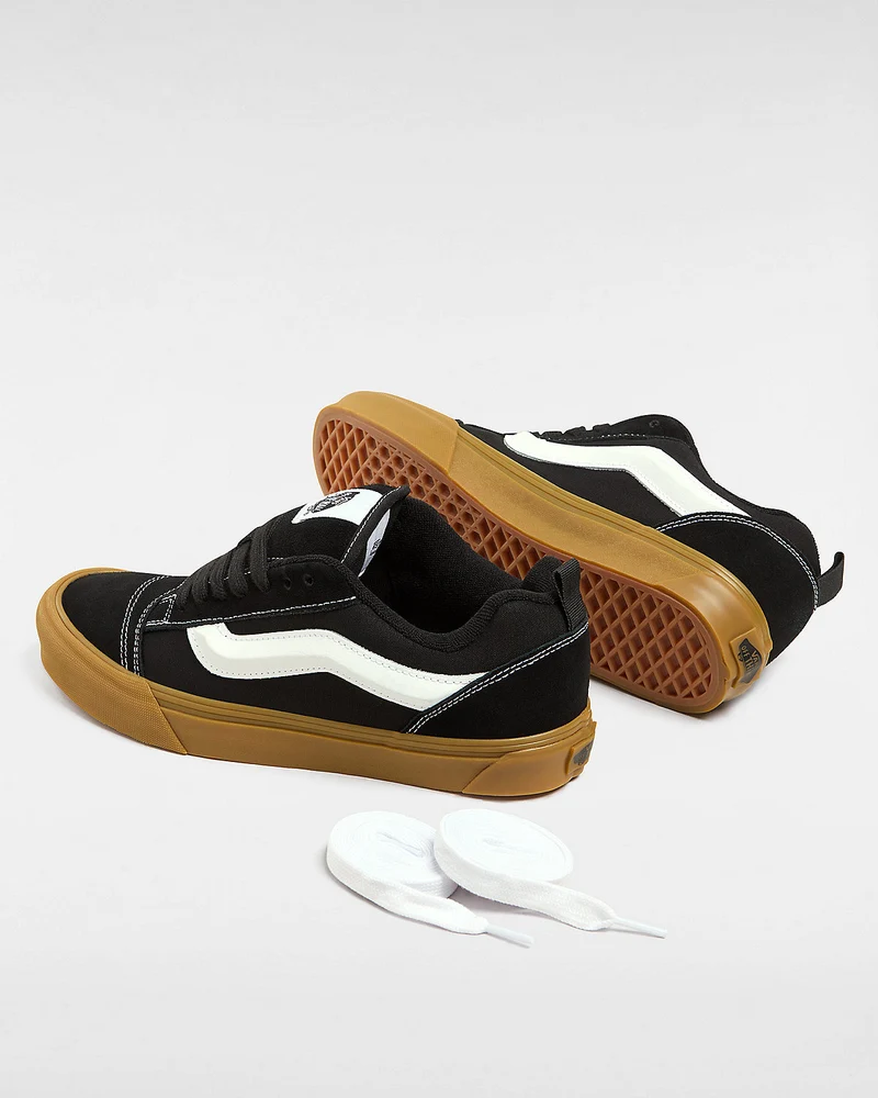 VANS Unisex-Knu-Skool-Trainer – Schwarz/Gummi