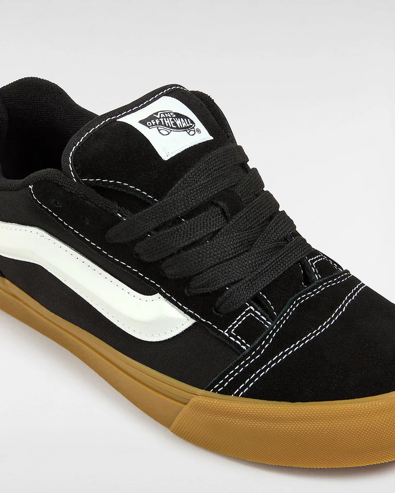VANS Unisex-Knu-Skool-Trainer – Schwarz/Gummi