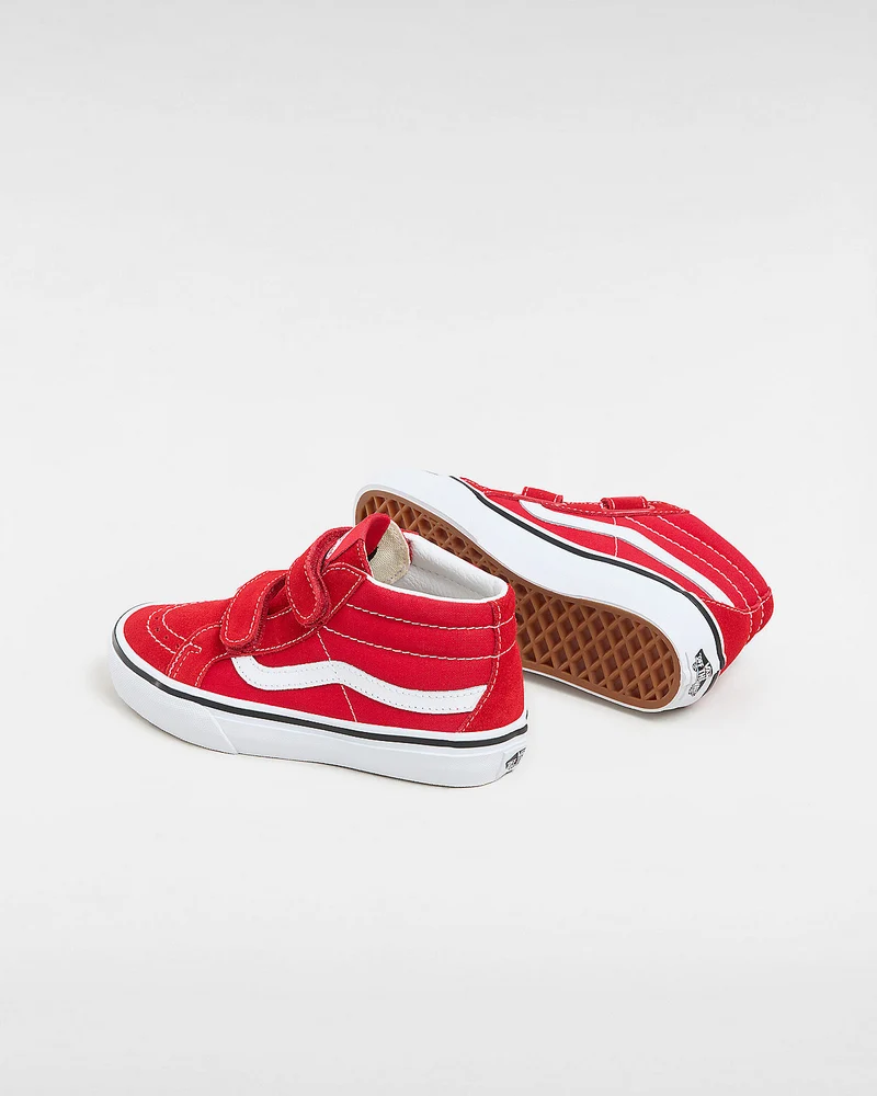 VANS Sk8-Mid Reissue-Turnschuhe für Kinder – Rot