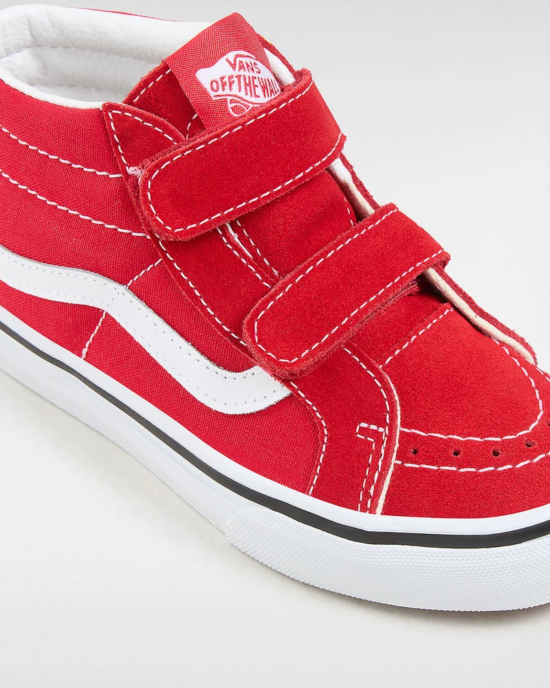 VANS Sk8-Mid Reissue-Turnschuhe für Kinder – Rot