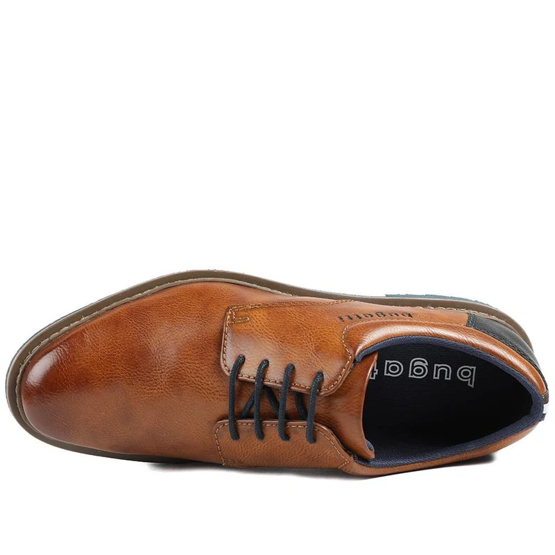 Bugatti Smart Leather Lace Up Shoes - BUG43512 / 328 754 - Tan