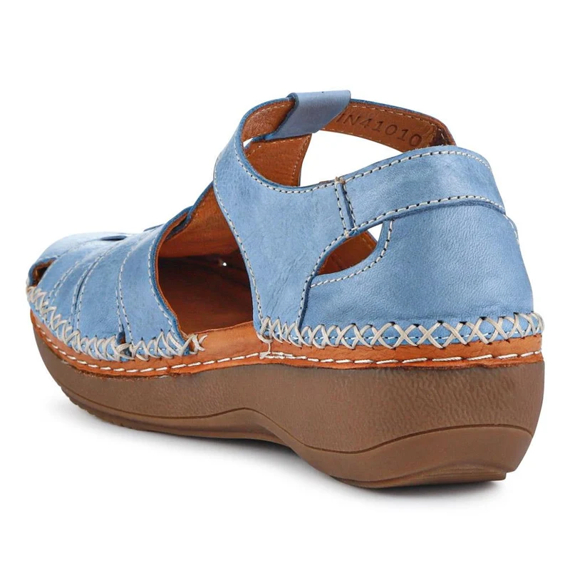 Leather Touch Fasten Mary Janes - METIN41010 / 327 208 - Blue