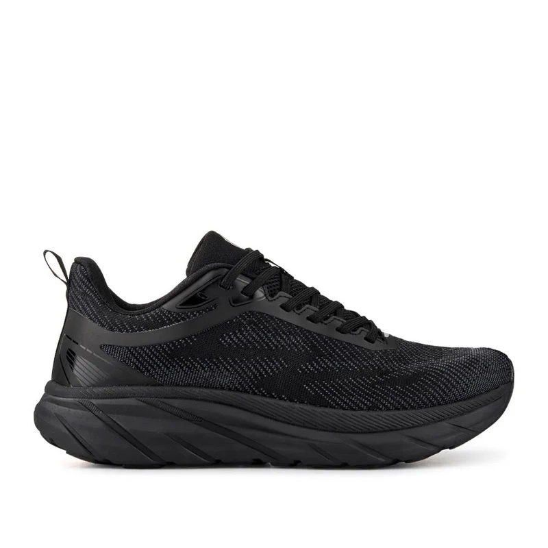 Easy Step In Memory Foam Lace Up Trainers - SUNCH41001 / 327 561 - Black