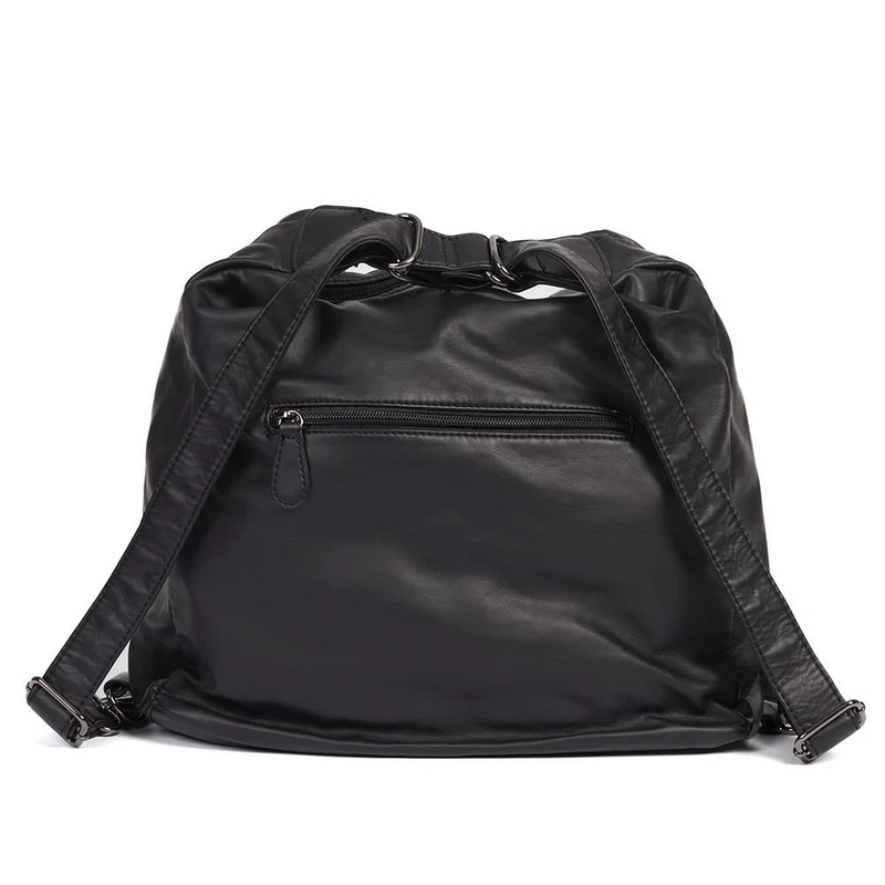 Convertible Shoulder Bag Backpack - WAHT40001 / 325 836 - Black
