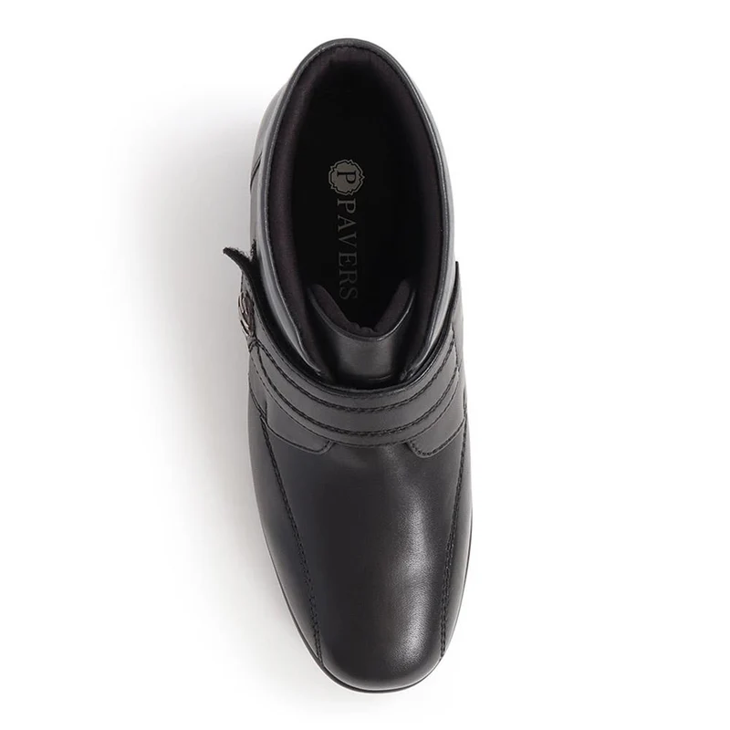 Touch-Fasten Ankle Boots - KF40001 / 326 478 - Black