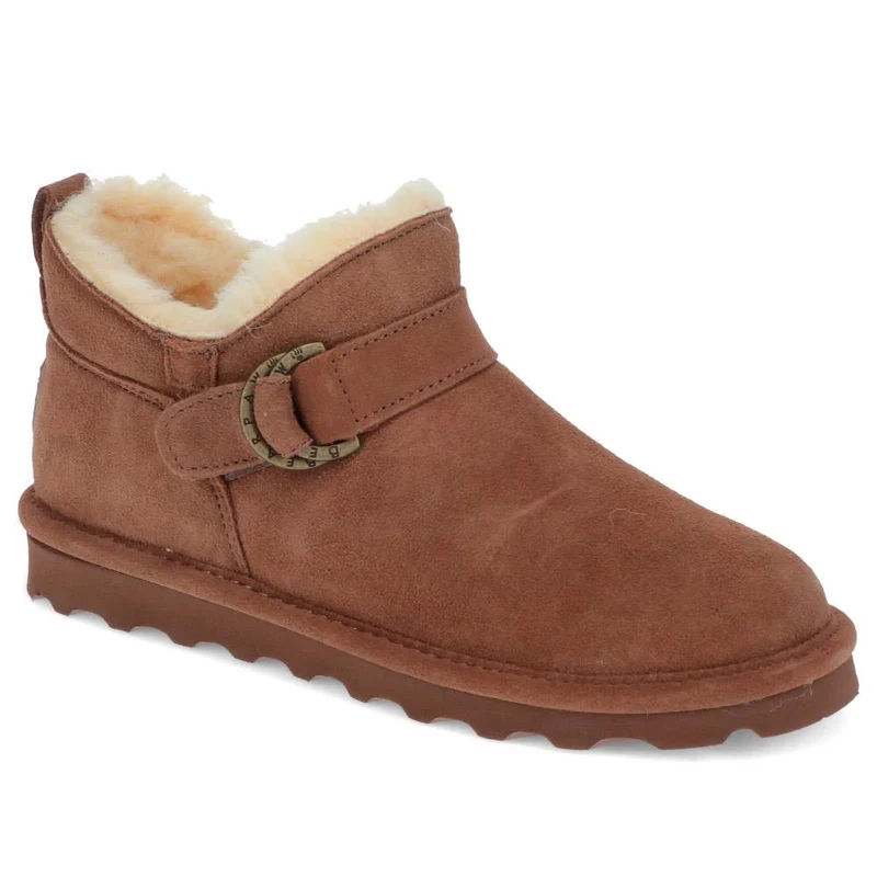 Soft Buckle-Detailed Ankle Boots - EDNB40030 / 326 895