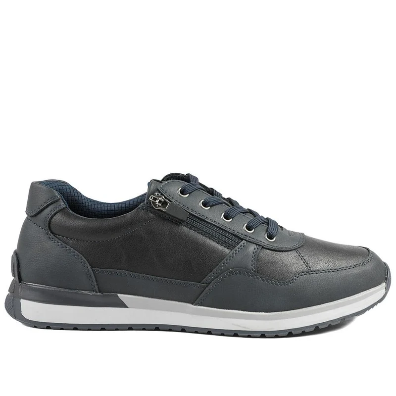 Lace Up Trainer with Grip Sole - GANG42005 / 327 859 - Navy