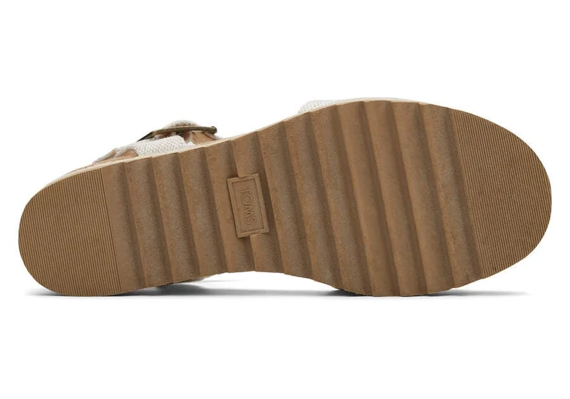 TOMS Diana – Weite Keilsandalette für Damen - Natur