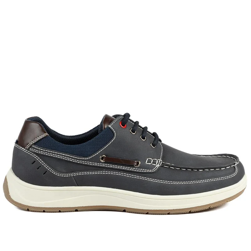 Wide Fit Lightweight Lace Up Shoes - CHANG43000 / 328 832 - Navy