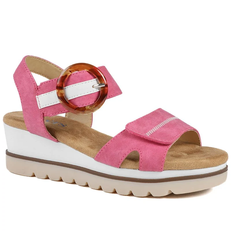 Comfortable Wedge-Heel Sandals - WBINS35128 / 321 724
