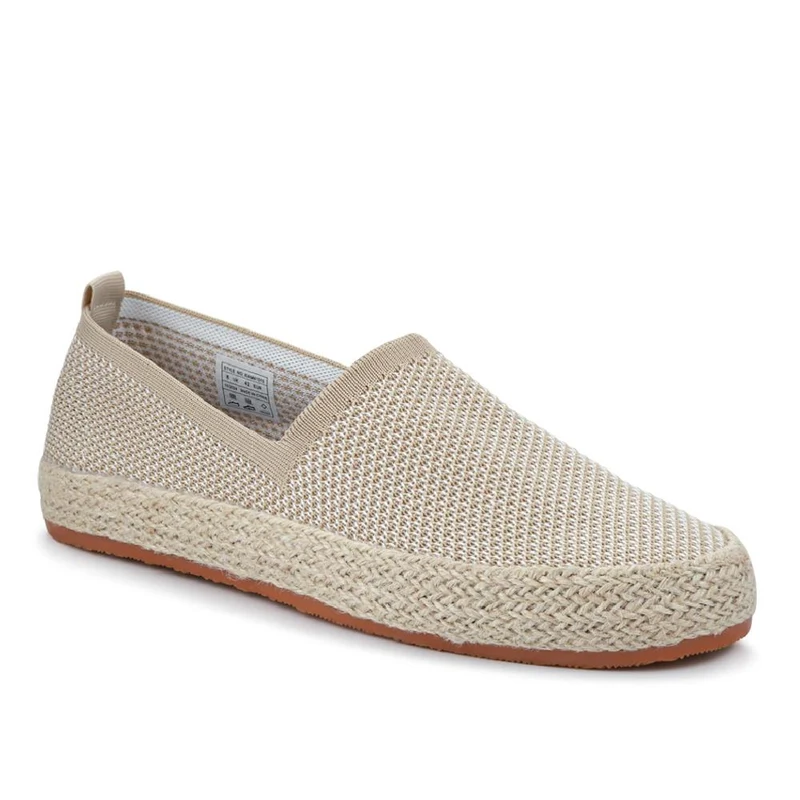Breathable Slip-On Espadrilles - XIAM41013 / 326 923 - Beige
