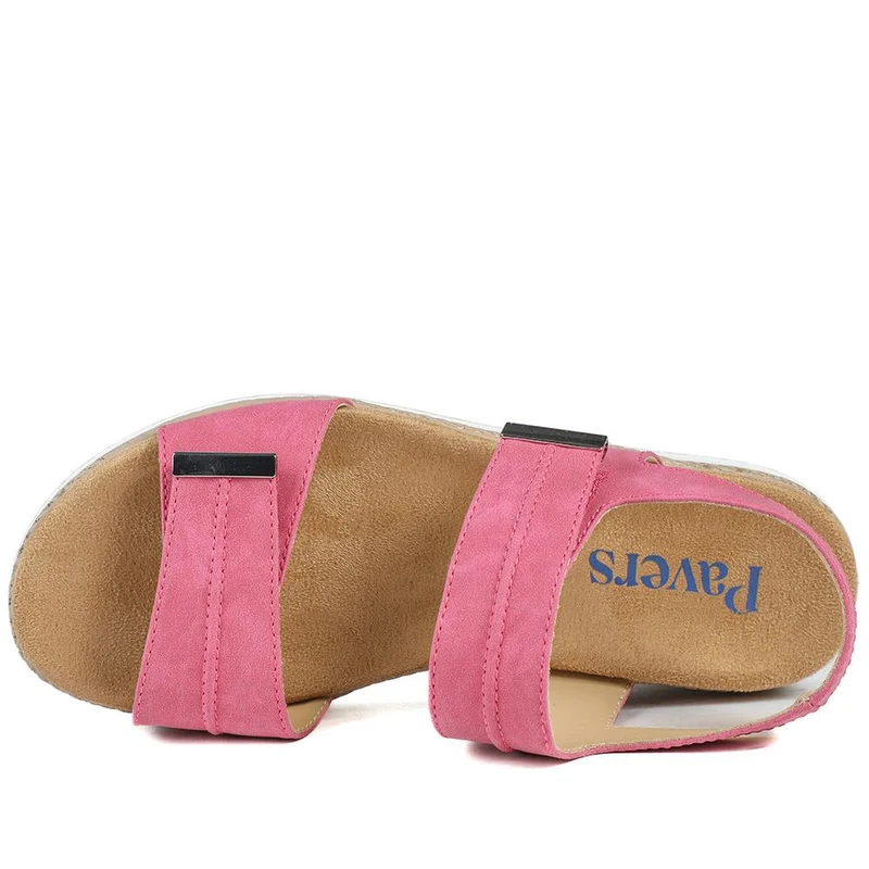 Dual Touch-Fastening Sandals - WBINS41055 / 327 235 - Pink