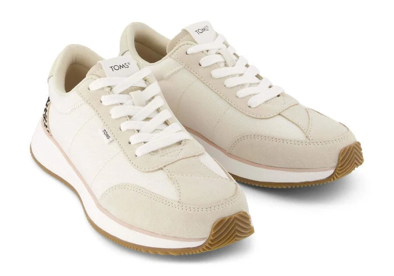 TOMS Wyndon Natural Mini Cheetah Sneaker für Damen - Off-White