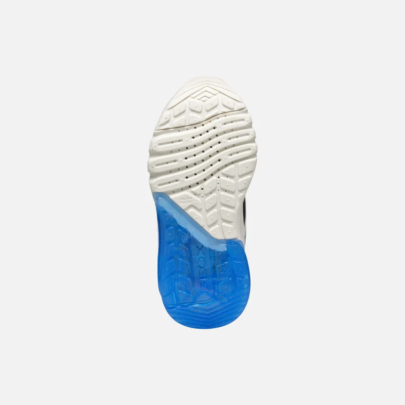 Geox Kinder Super Mario Leuchtende Turnschuhe - Marineblau / Royalblau
