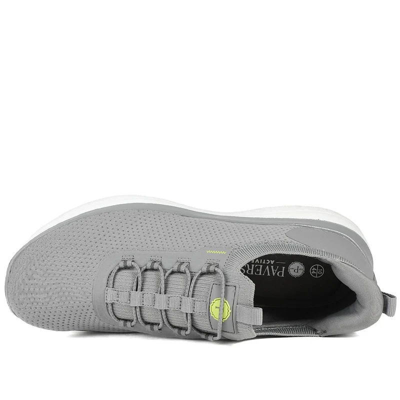 Easy Step In Wide Fit Memory Foam Lace Up Trainers - BOJIE43000 / 328 888 - Charcoal