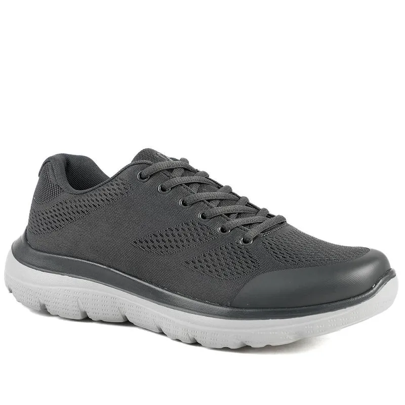 Wide Fit Memory Foam Lace Up Trainers - BOJIE43001 / 328 889
