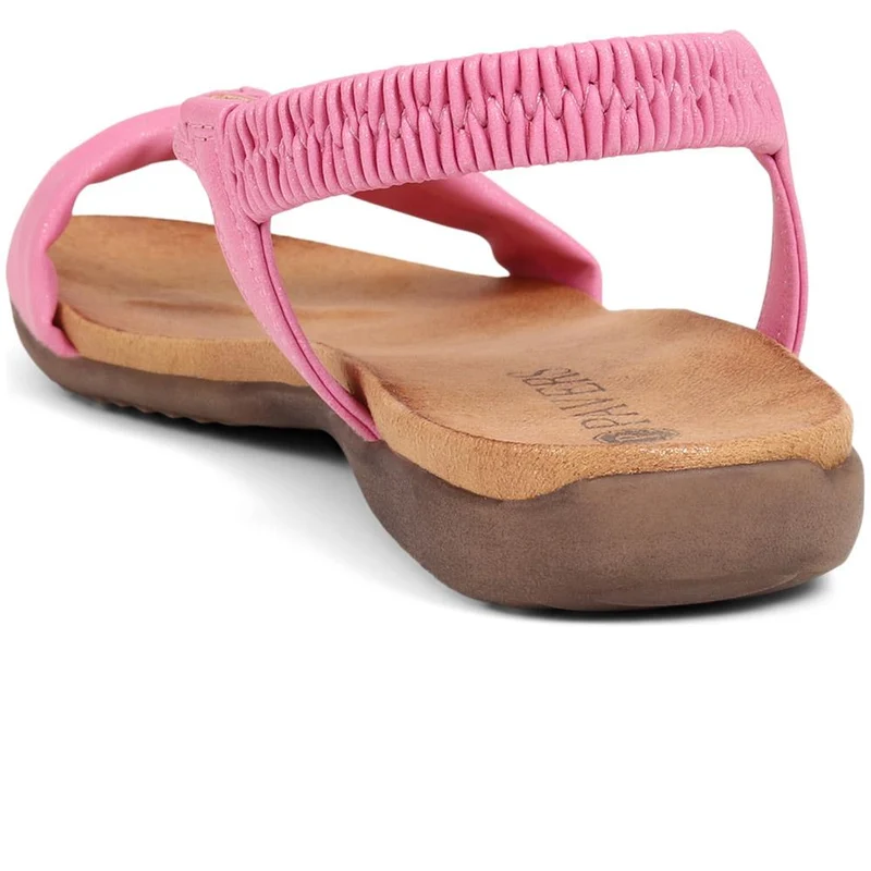 Flat Strappy Sandals - BAIZH29006 / 314 963 - Pink