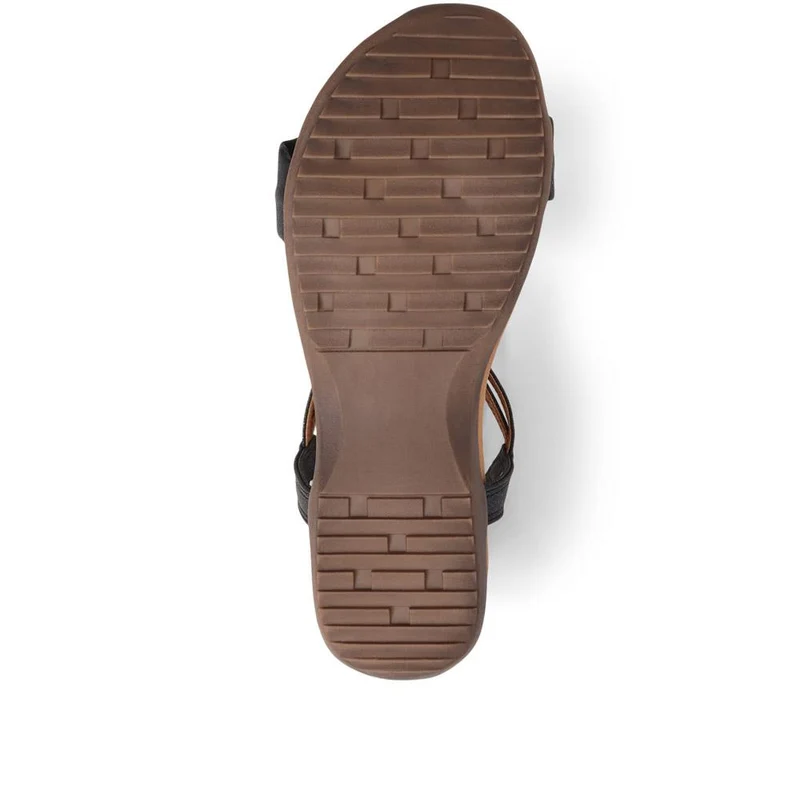 Flat Strappy Sandals - BAIZH29006 / 314 963 - Black