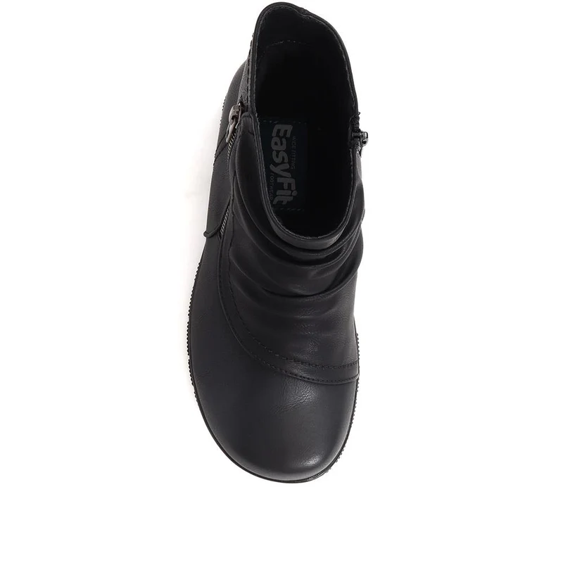 Extra-Wide Fit Smart Ankle Boots - WINFREY / 324 198 - Black
