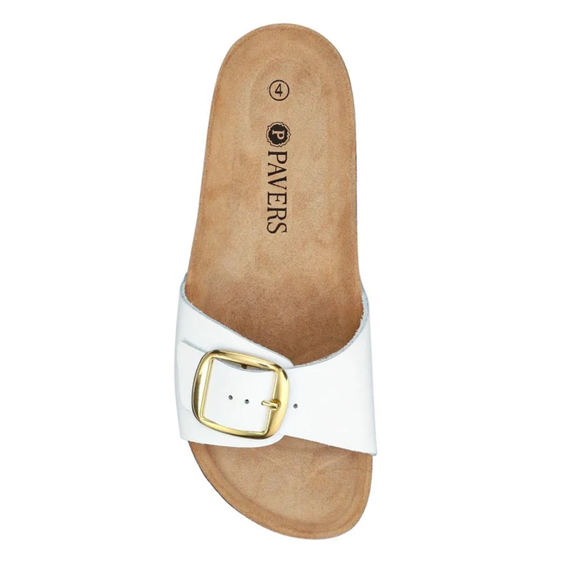 All-Leather Slip-On Mules - PATRI39014 / 326 634 - White