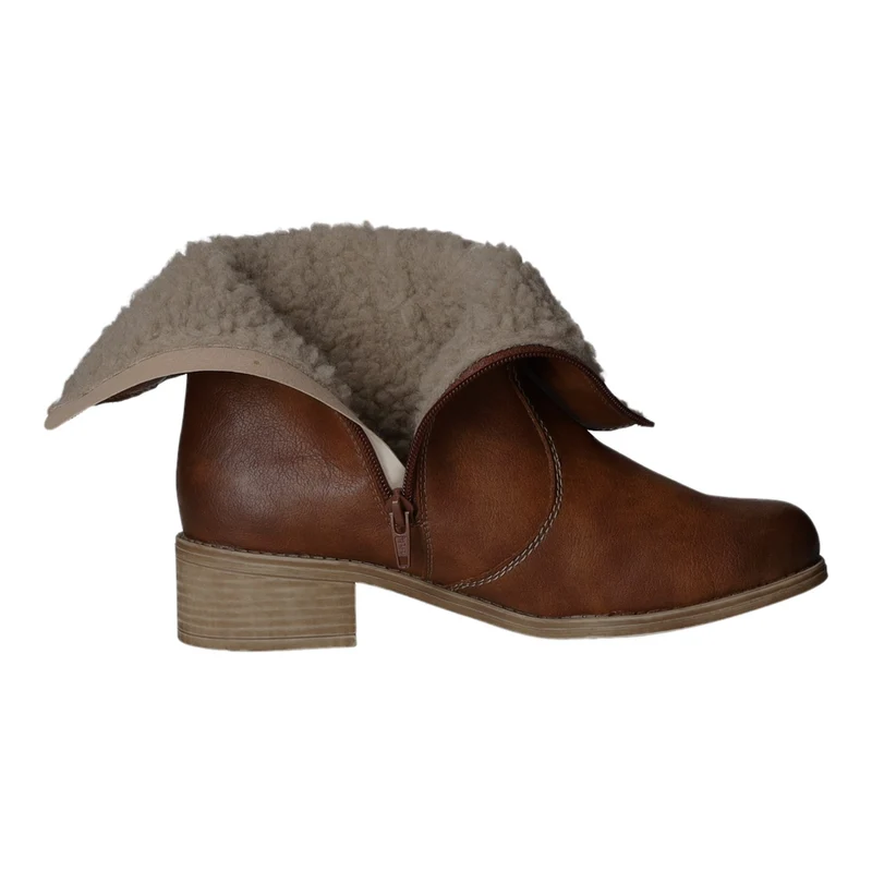 Rieker Schlupf-/Reißverschlußstiefelette Warmfutter ab 35mm Absatz