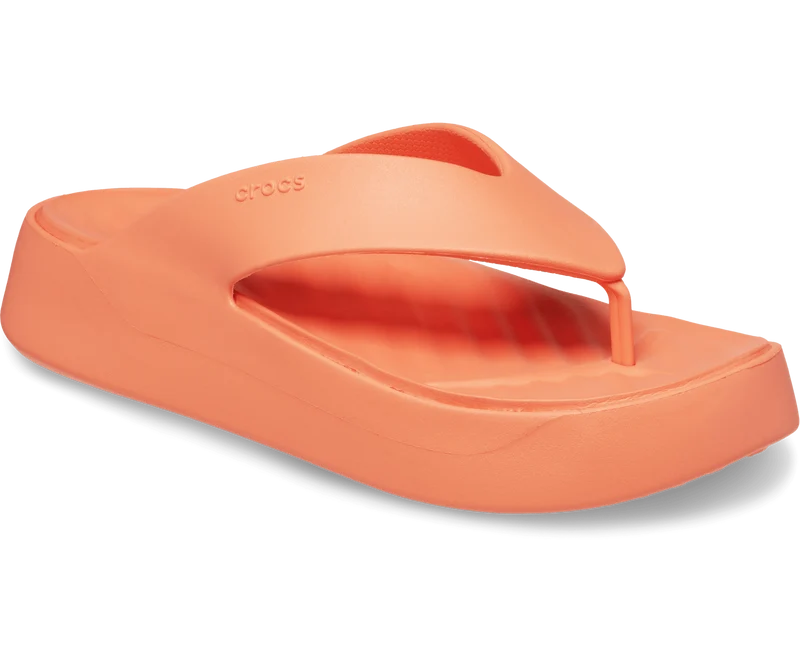 Crocs Unisex Getaway Plateau Flip Flop - Sunkissed