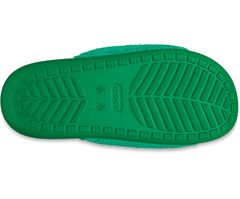 Crocs Unisex Klassische Handtuch-Slipper - Grün Efeu