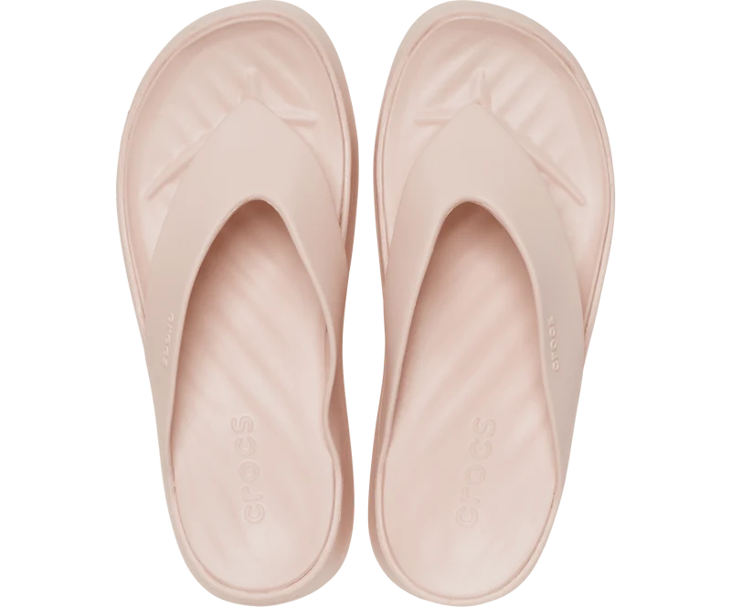 Crocs Unisex Getaway Plateau Flip Flop - Blasses Quarz