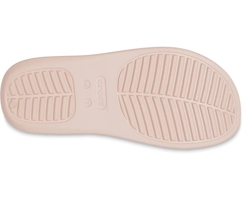 Crocs Unisex Getaway Plateau Flip Flop - Blasses Quarz