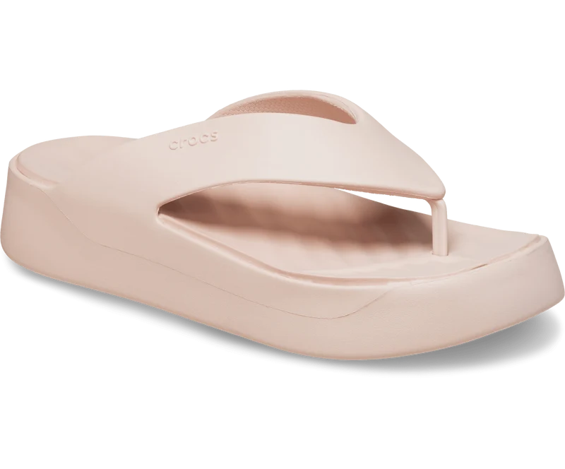 Crocs Unisex Getaway Plateau Flip Flop - Blasses Quarz