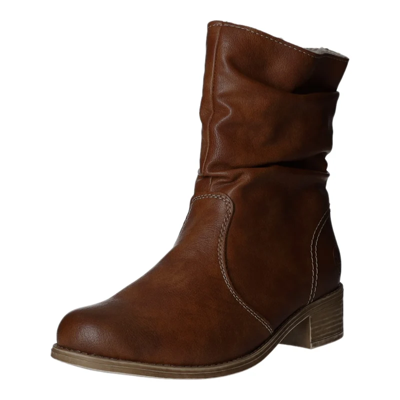 Rieker Schlupf-/Reißverschlußstiefelette Warmfutter ab 35mm Absatz